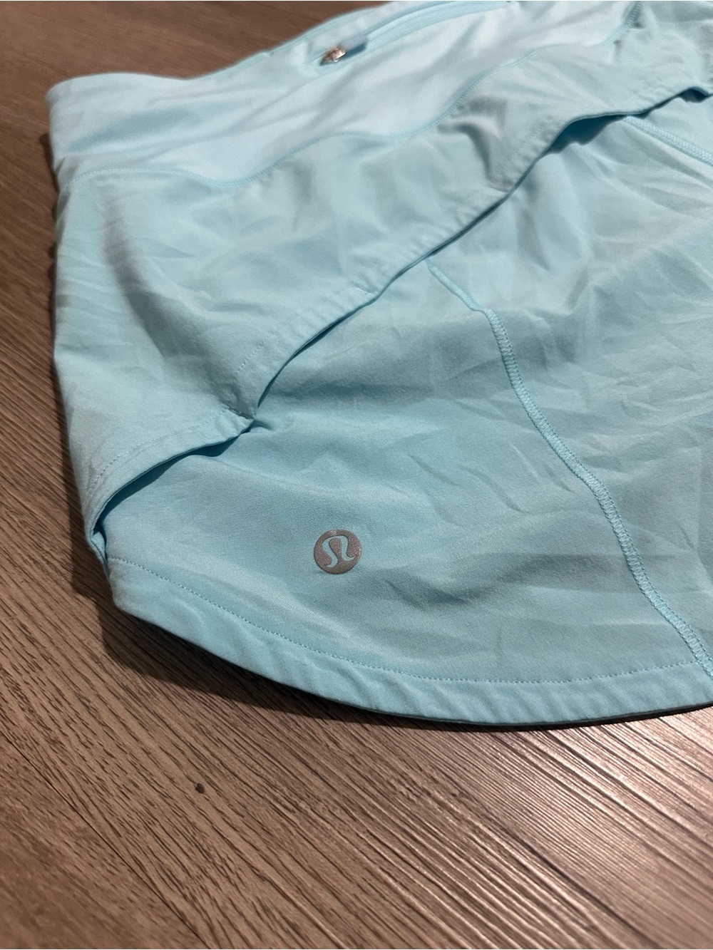 Lululemon Blue Speed Up High Rise 4” Shorts - Picture 4 of 5